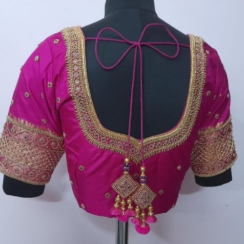 Aari Designer Blouse V Shape