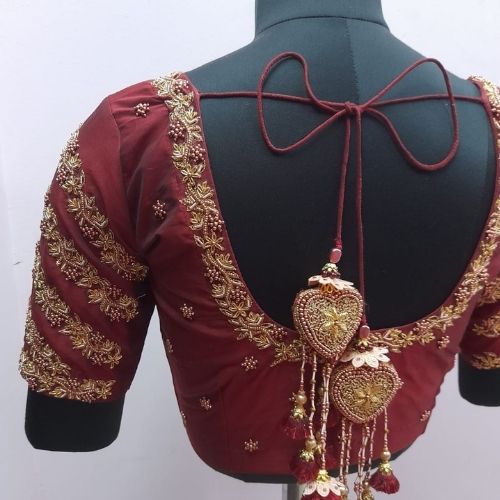 Aari Designer Blouse U shape