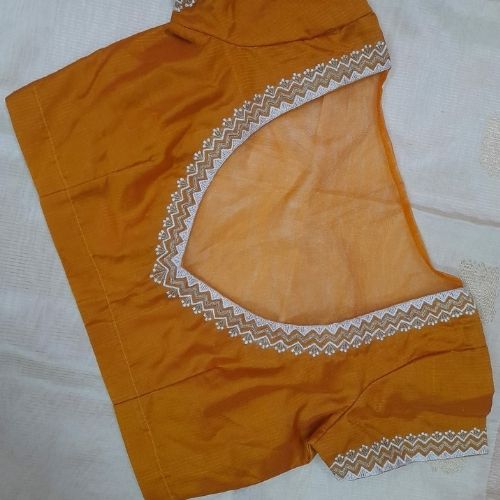 Machine Embroidery Designer Blouse V Shape